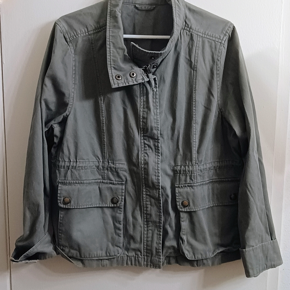 Aeropostale Gray Bomber Jacket